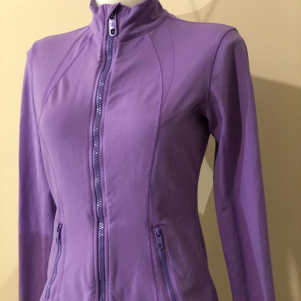 Lavender Workout Full Zip Jacket